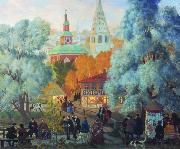 Boris Kustodiev Country France oil painting artist